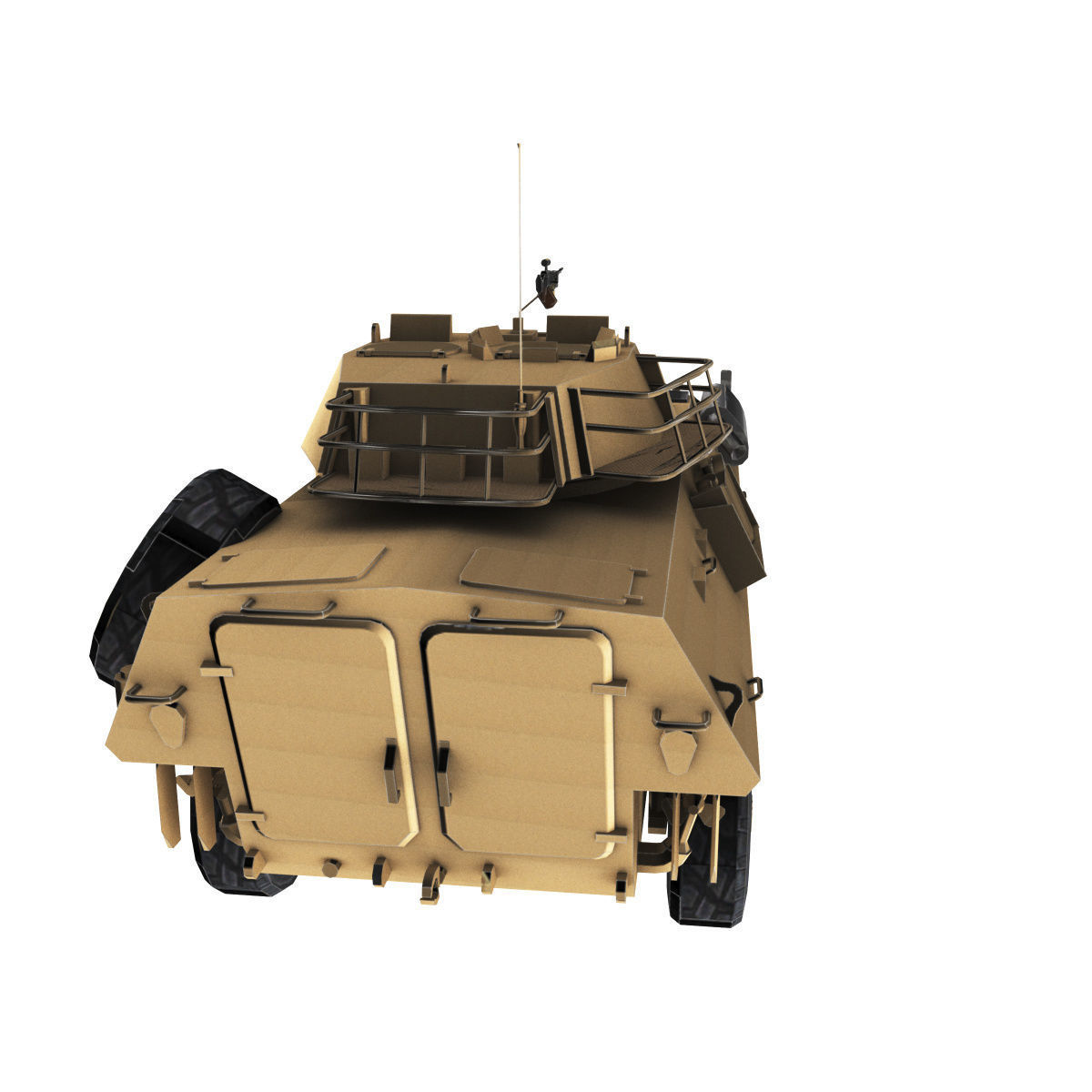 LAV-25 army armored vehicle 3D model_58