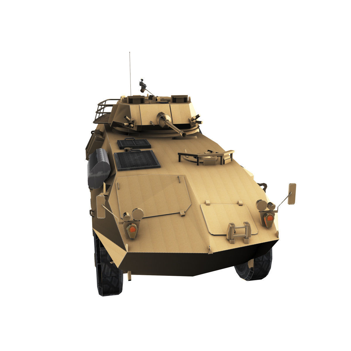 LAV-25 army armored vehicle 3D model_19