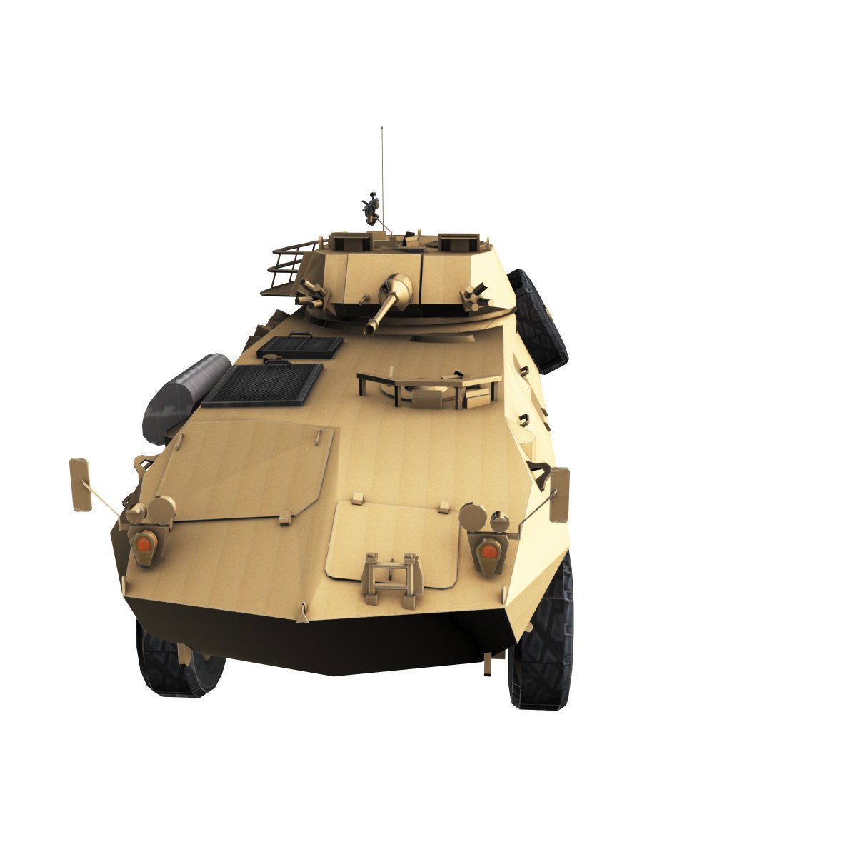 LAV-25 army armored vehicle 3D model_22