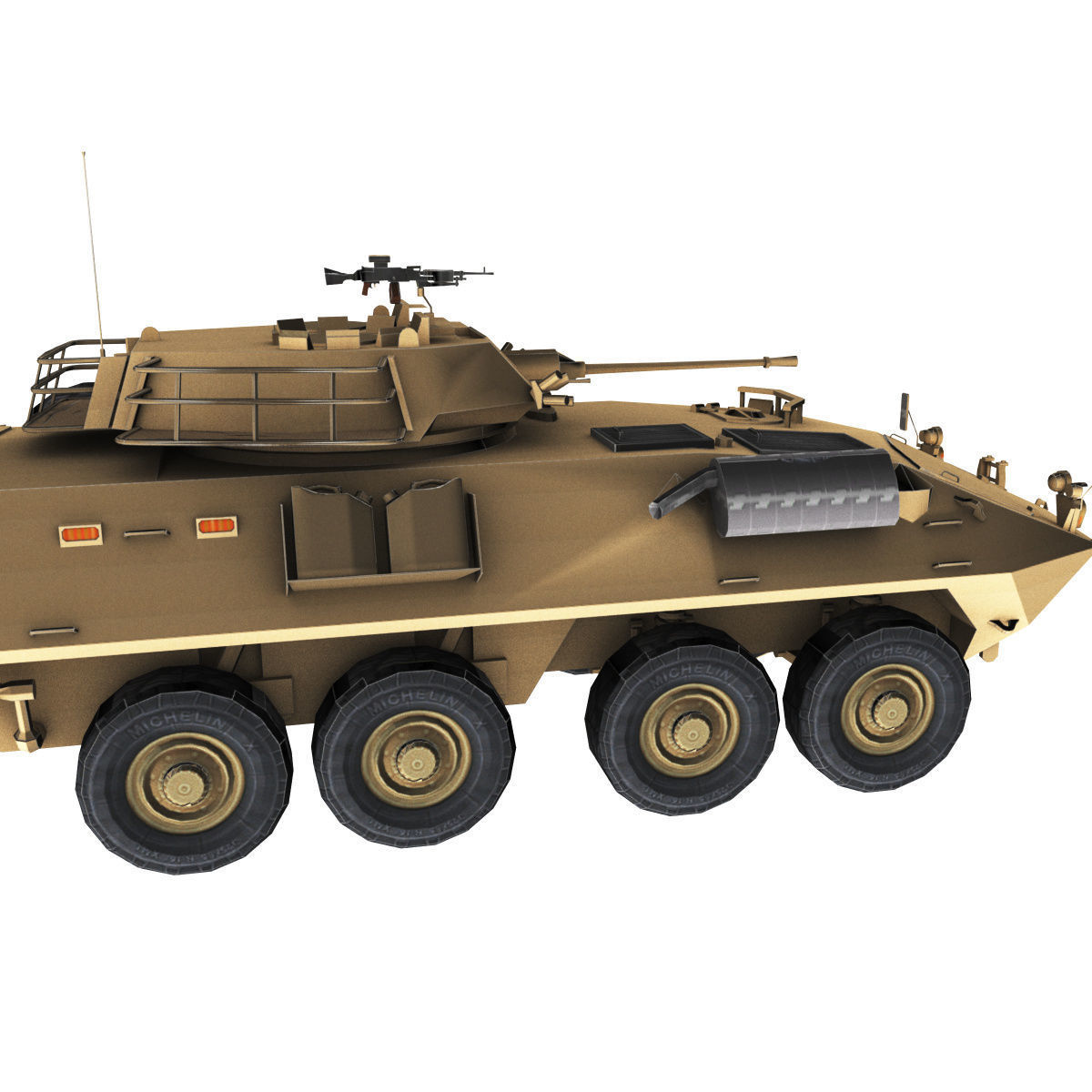 LAV-25 army armored vehicle 3D model_72