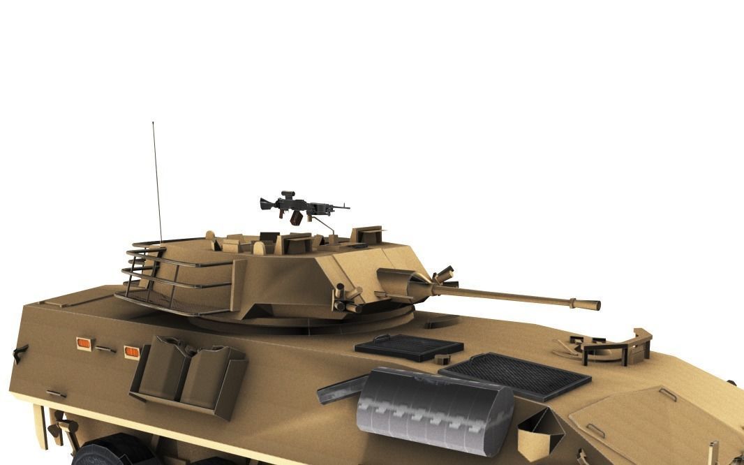 LAV-25 army armored vehicle 3D model_13