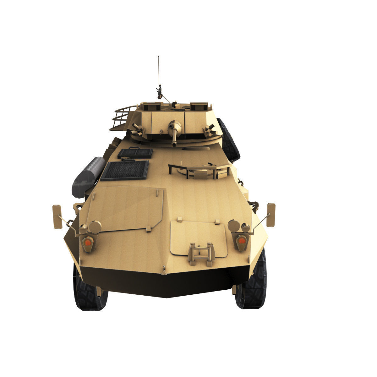 LAV-25 army armored vehicle 3D model_21