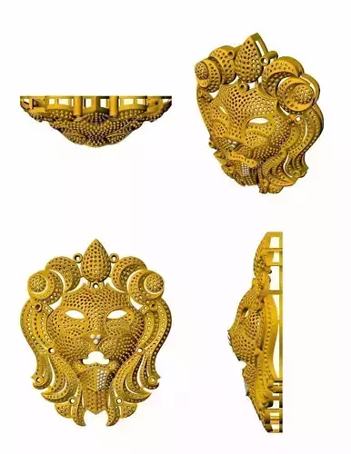 Lion pendent