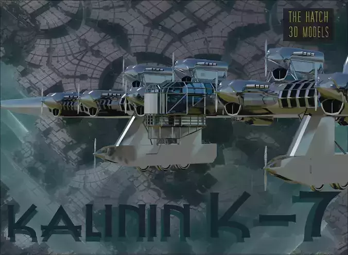 Kalinin K-7 Airplane