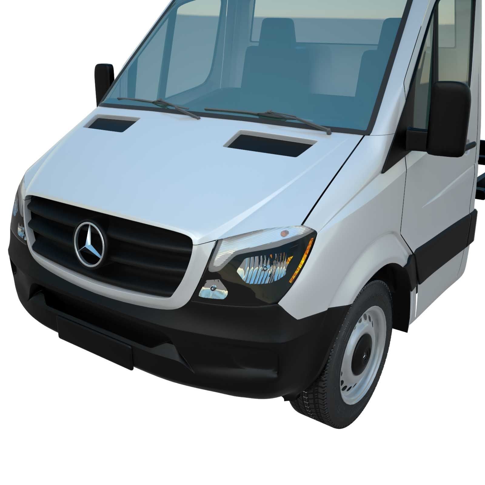 Mercedes Benz Sprinter chassis base model 2014-2017 3D model_2