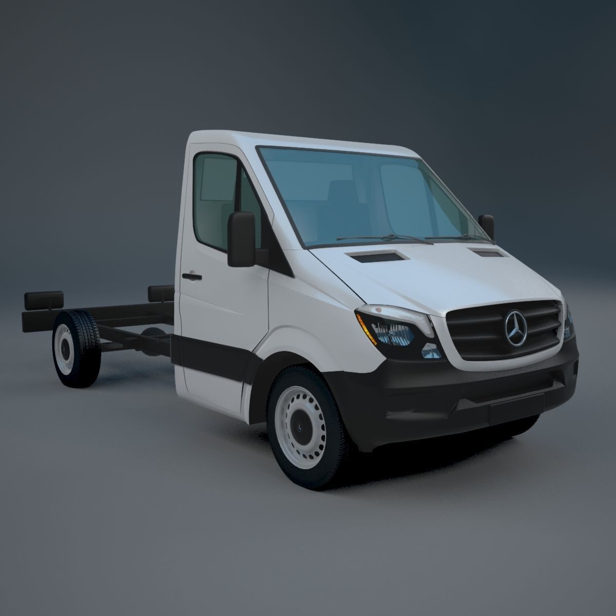 Mercedes Benz Sprinter chassis base model 2014-2017 3D model_7