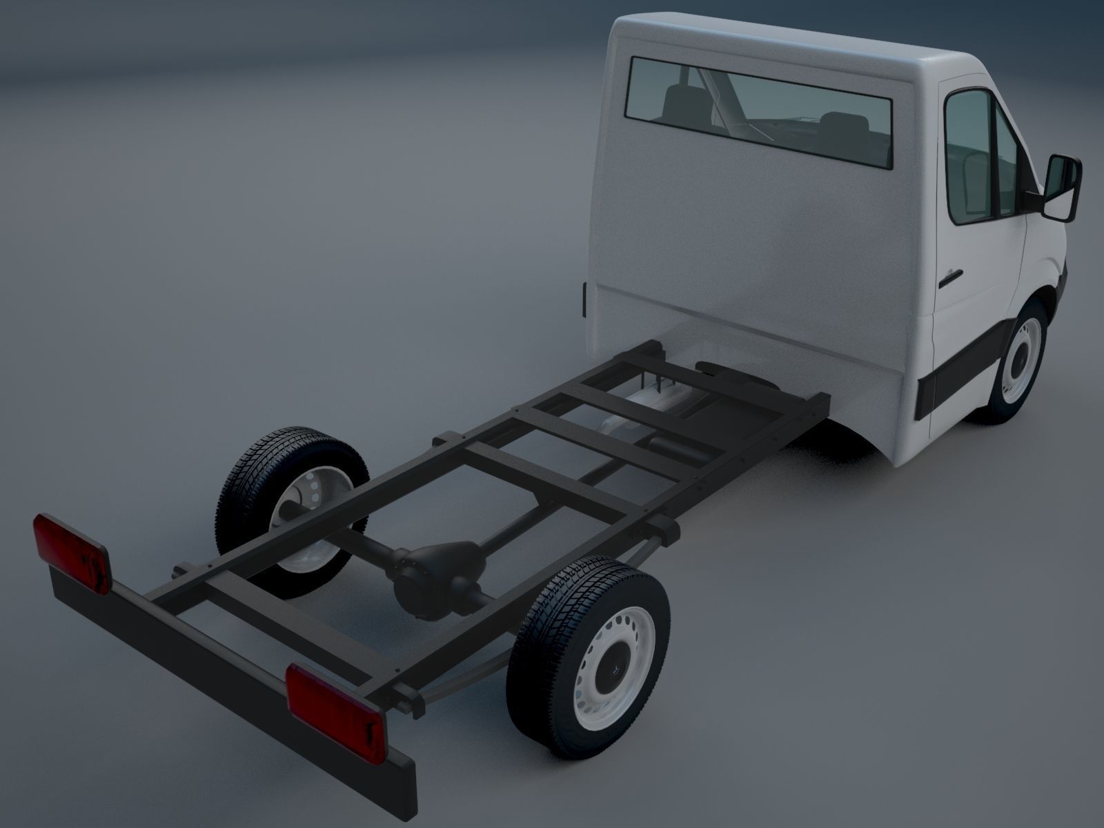 Mercedes Benz Sprinter chassis base model 2014-2017 3D model_8