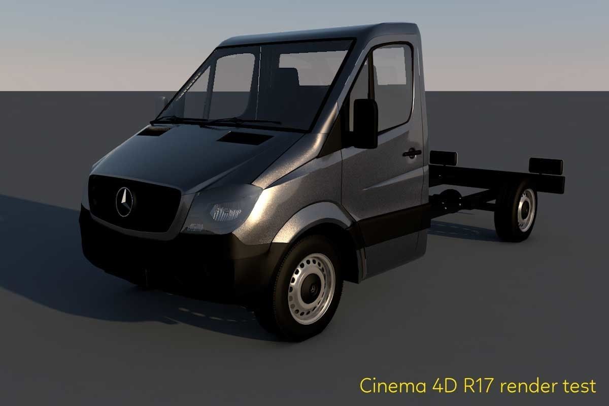 Mercedes Benz Sprinter chassis base model 2014-2017 3D model_14