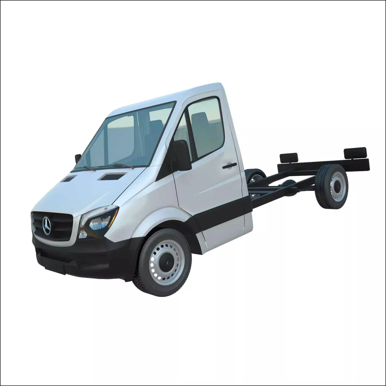 Mercedes Benz Sprinter chassis base model 2014-2017 3D model_0