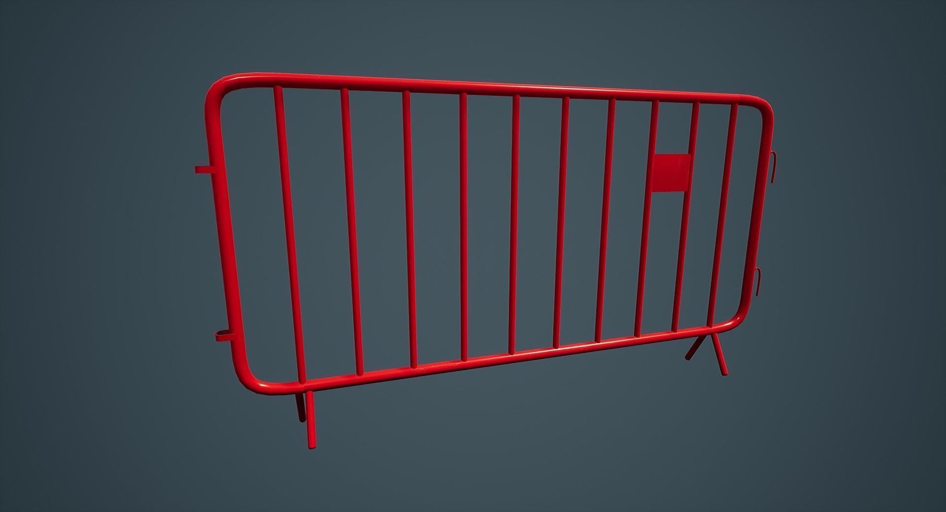 Modular Street Asset Pack 01 Free low-poly 3D model_8