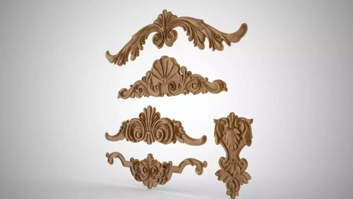Carving Ornamentation 3D print model_0
