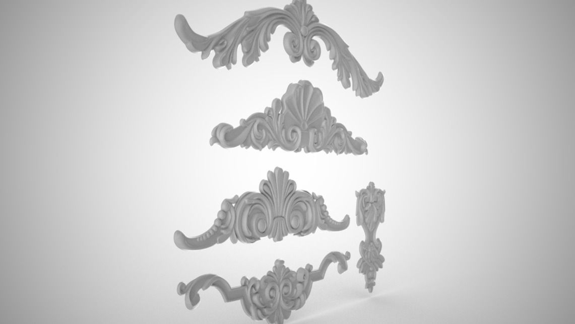 Carving Ornamentation 3D print model_12