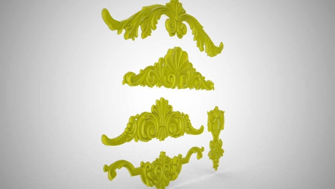 Carving Ornamentation 3D print model_9