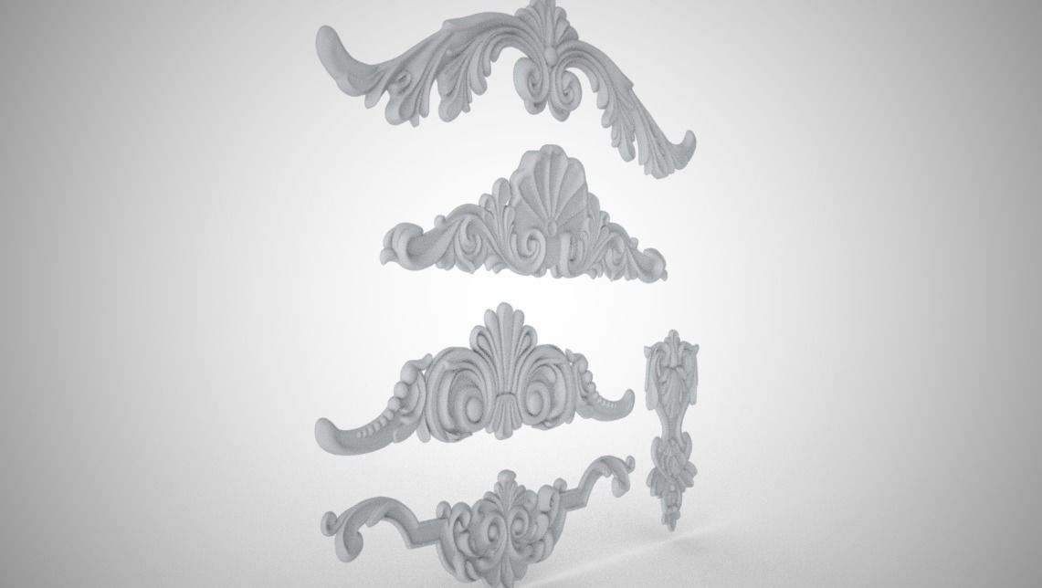 Carving Ornamentation 3D print model_10