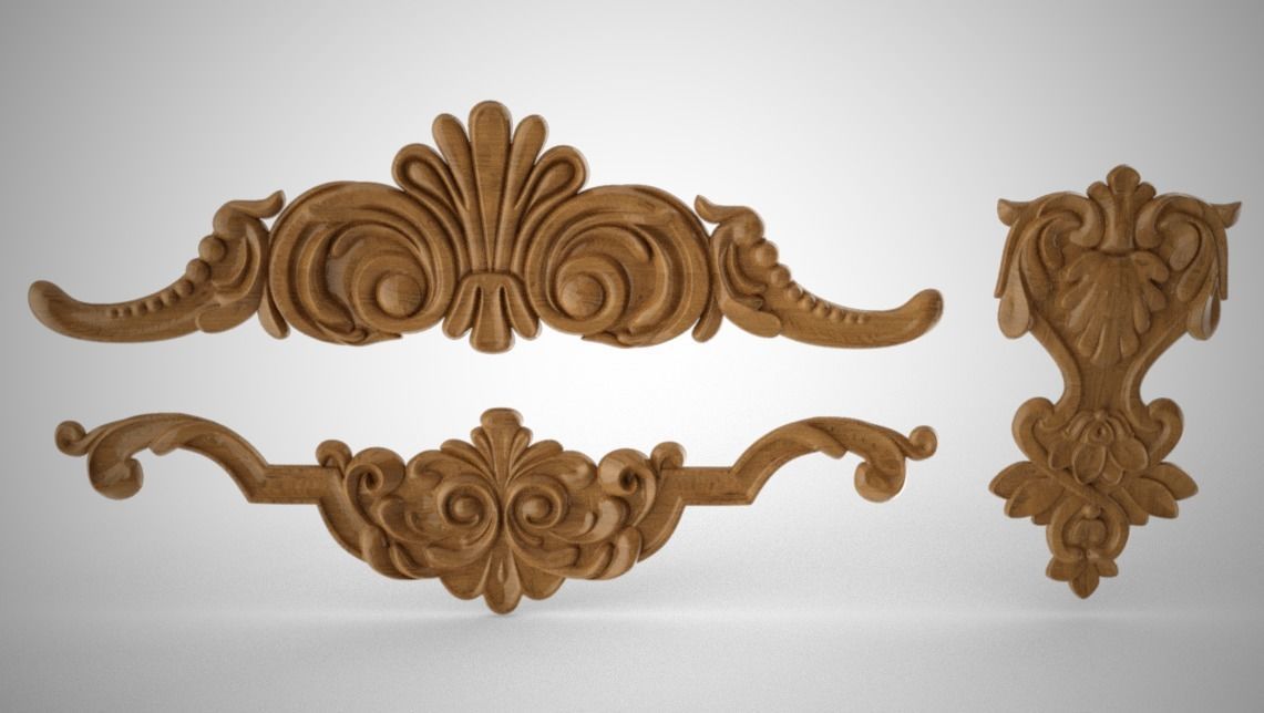 Carving Ornamentation 3D print model_7
