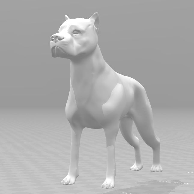 Argentine Dogo 3D print model_23