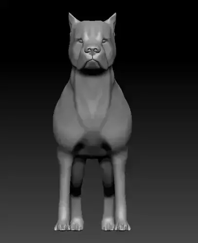 Argentine Dogo 3D print model