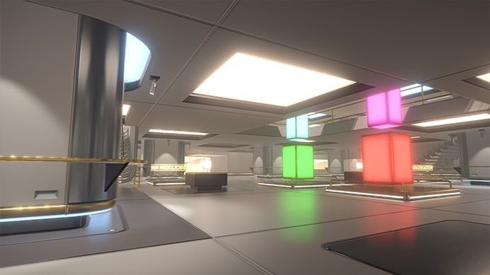 3D Showroom Level Kit Vol 5 Low-poly 3D model_2