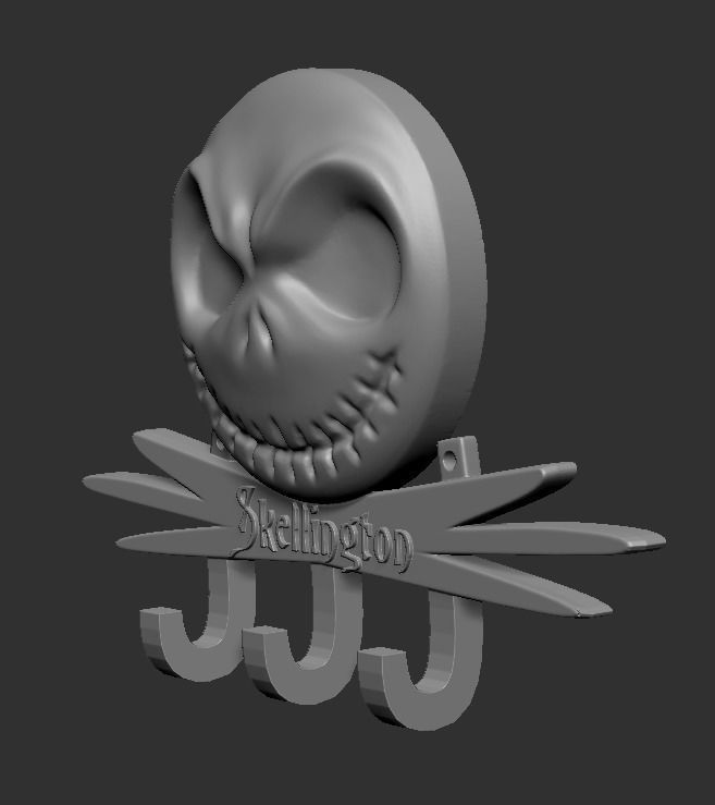 Jack Skellington KeyHolder 3D print model_19