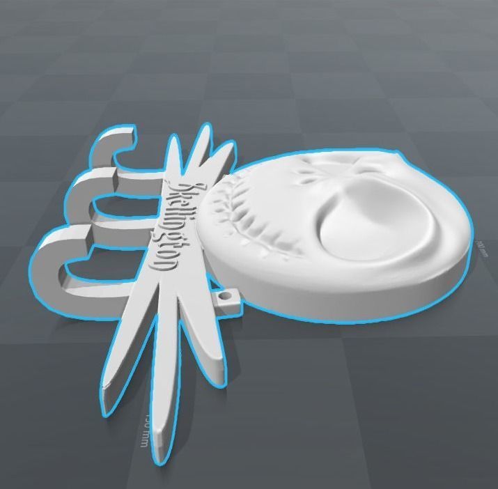 Jack Skellington KeyHolder 3D print model_12