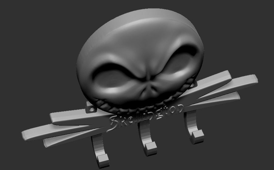 Jack Skellington KeyHolder 3D print model_21