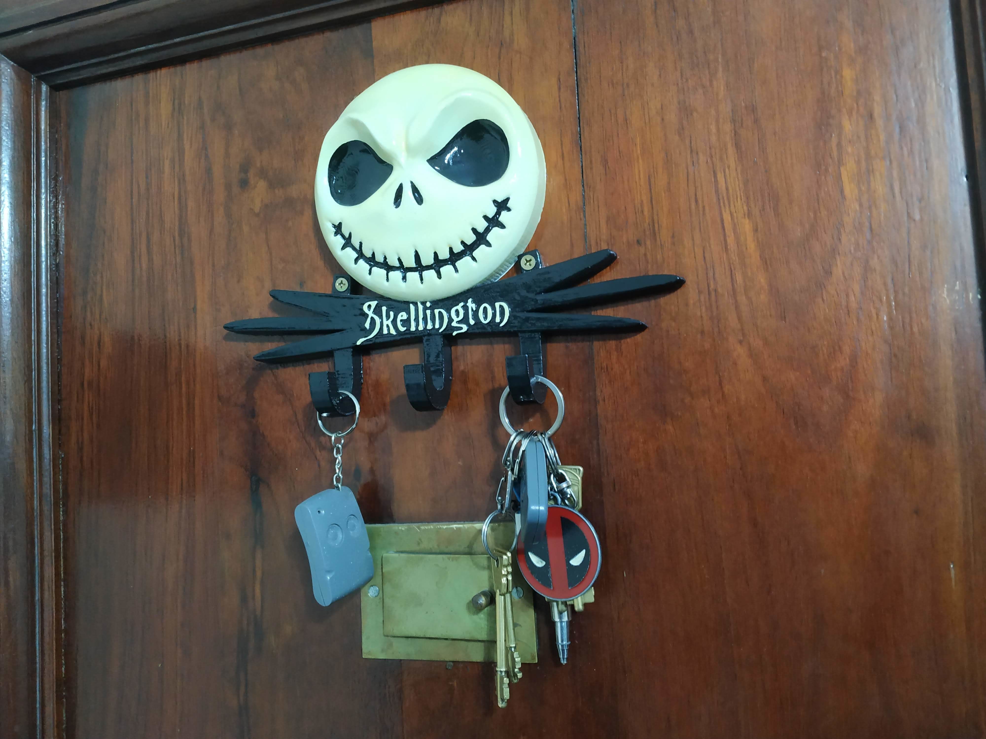 Jack Skellington KeyHolder 3D print model_4