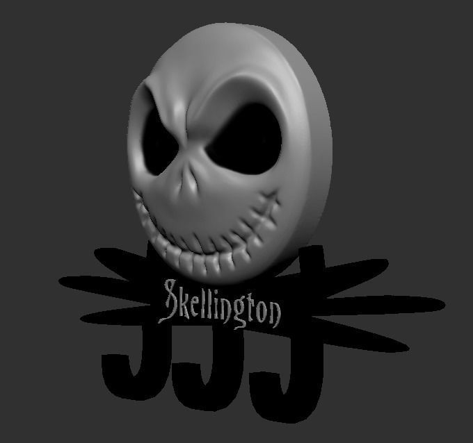 Jack Skellington KeyHolder 3D print model_14