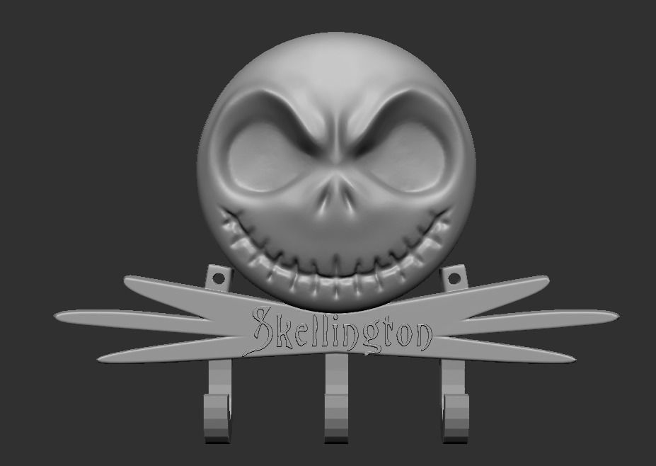 Jack Skellington KeyHolder 3D print model_18