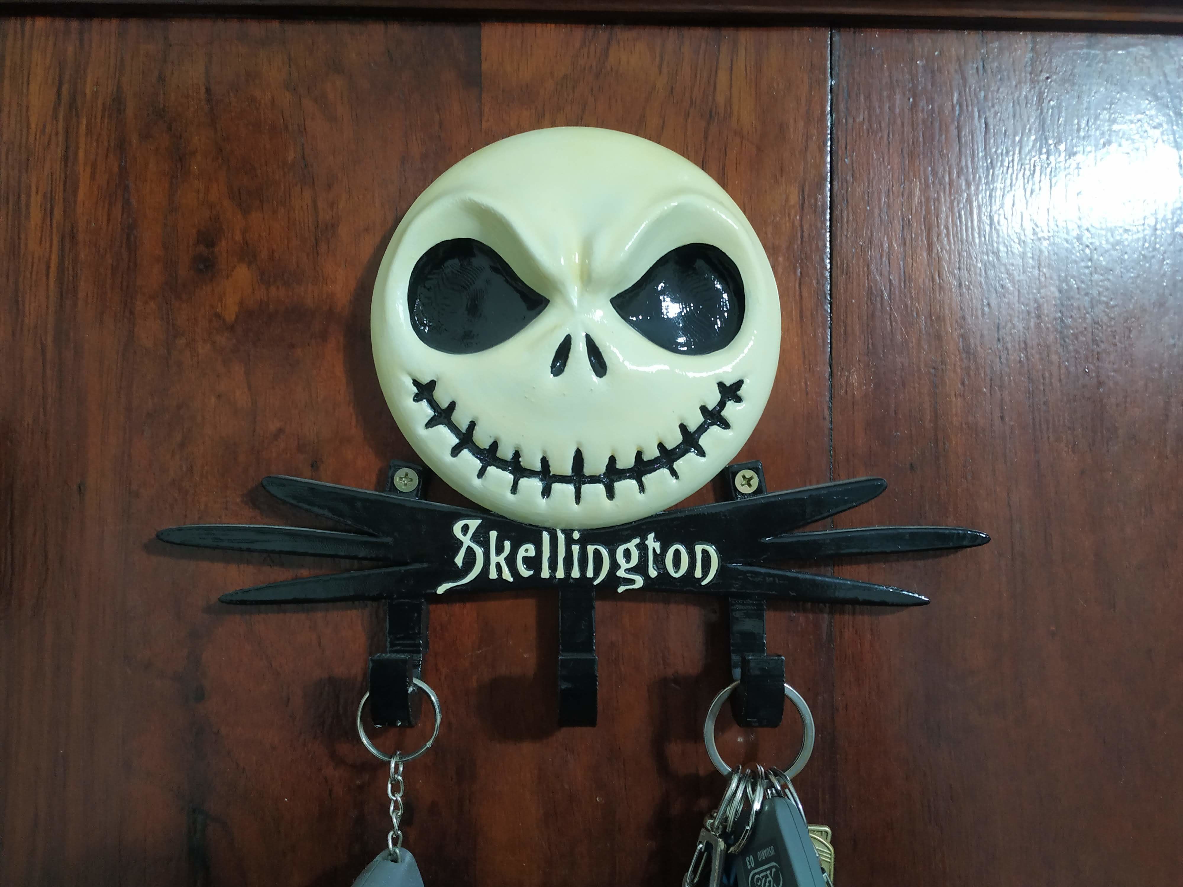 Jack Skellington KeyHolder 3D print model_3