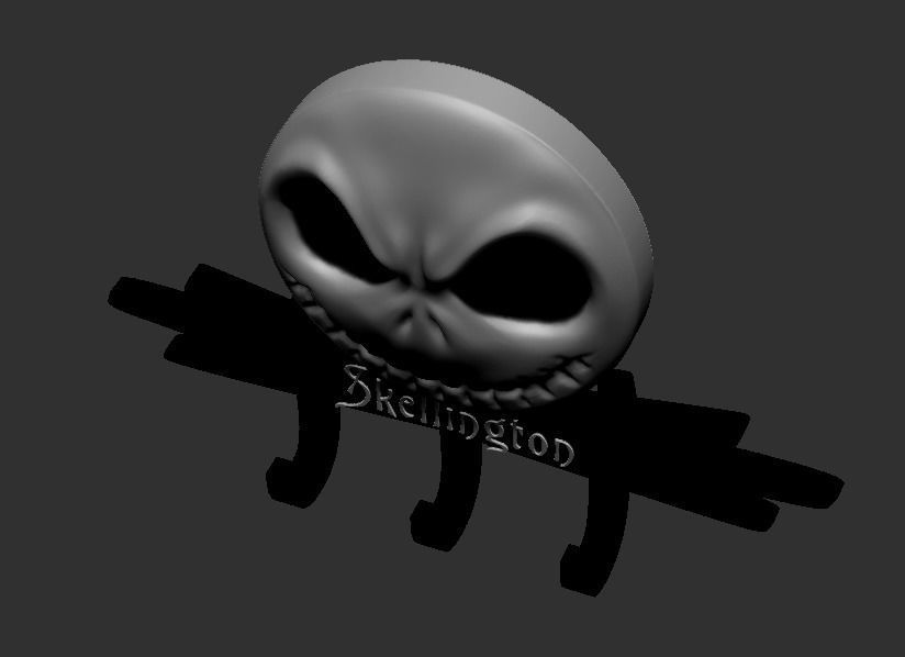 Jack Skellington KeyHolder 3D print model_16