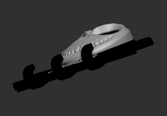 Jack Skellington KeyHolder 3D print model_17