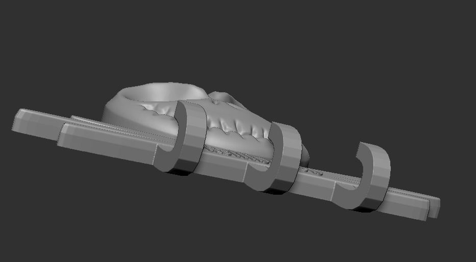 Jack Skellington KeyHolder 3D print model_7