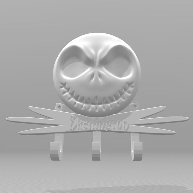 Jack Skellington KeyHolder 3D print model_22