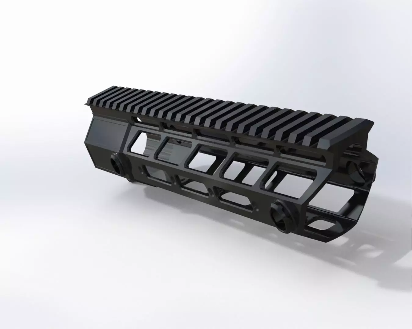 Handguard Mlock 3D model_0