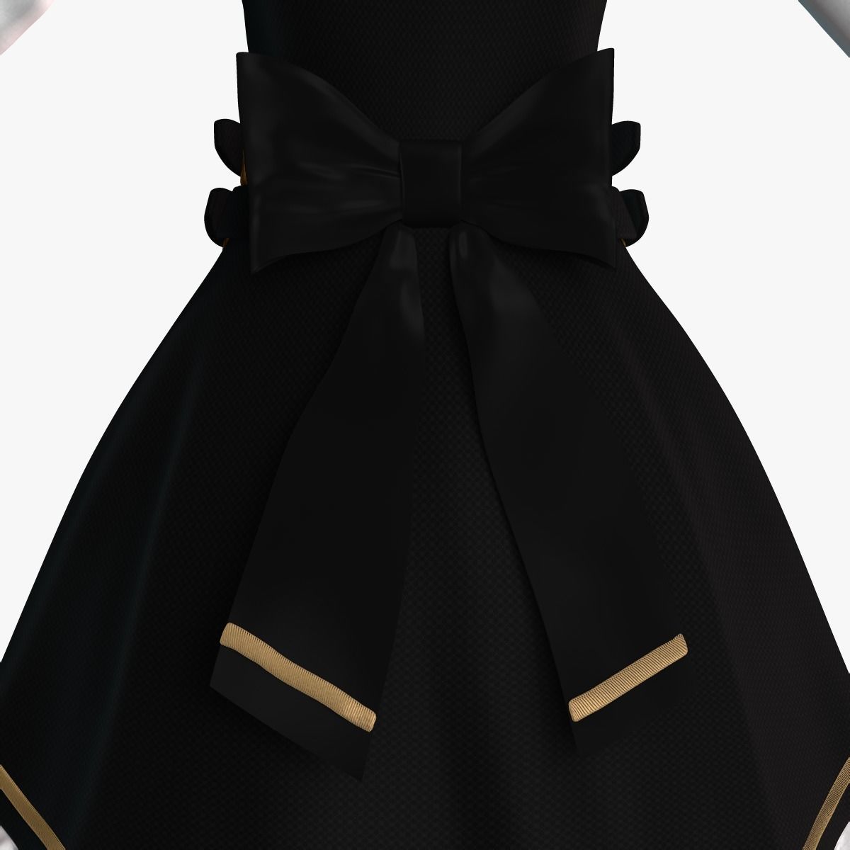 Lolita Dress 3D model_9