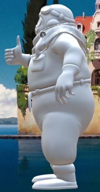 Porco Rosso from Kurenai no Buta 3D print model_4