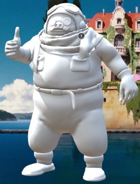 Porco Rosso from Kurenai no Buta 3D print model_1