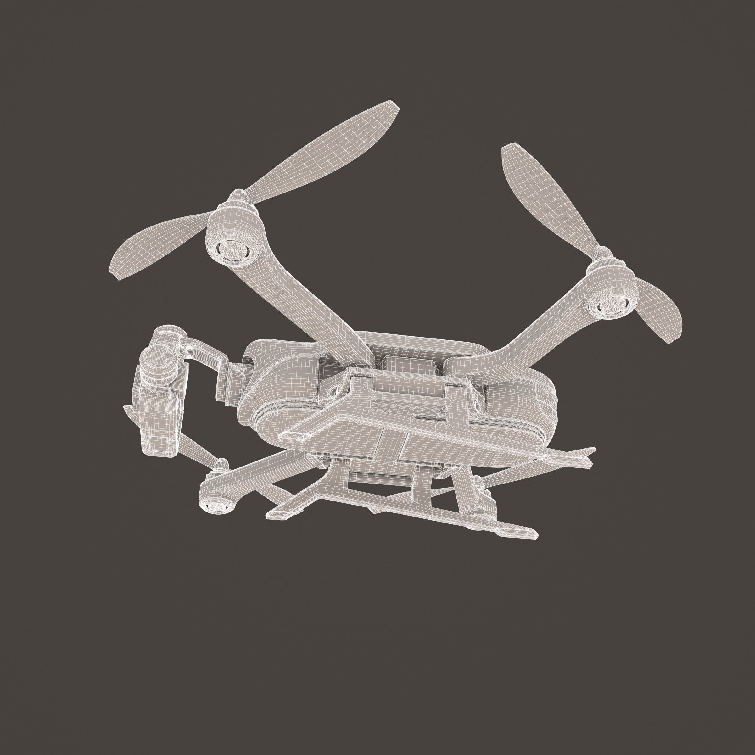 E3D - GoPro Karma Drone GoPro Hero 5 3D model_9