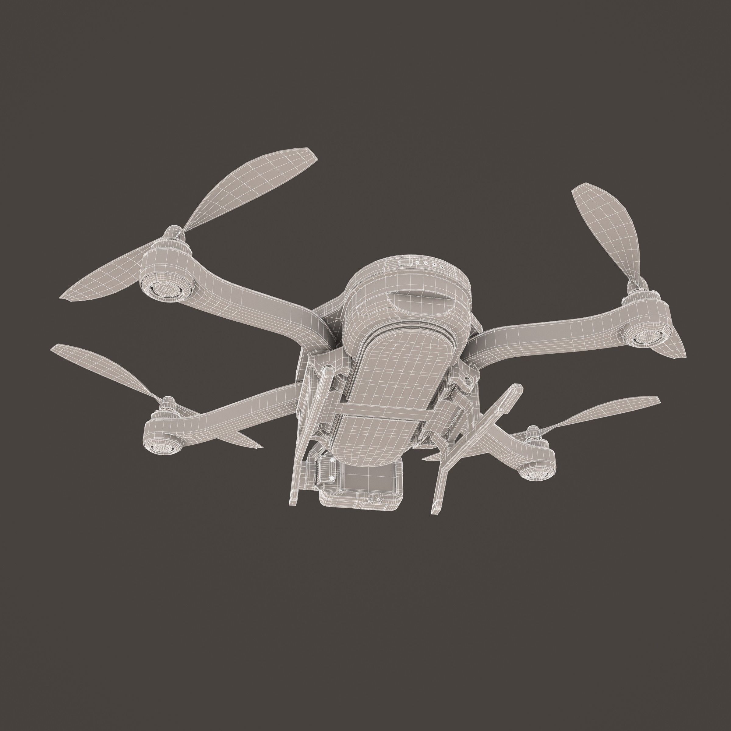 E3D - GoPro Karma Drone GoPro Hero 5 3D model_8