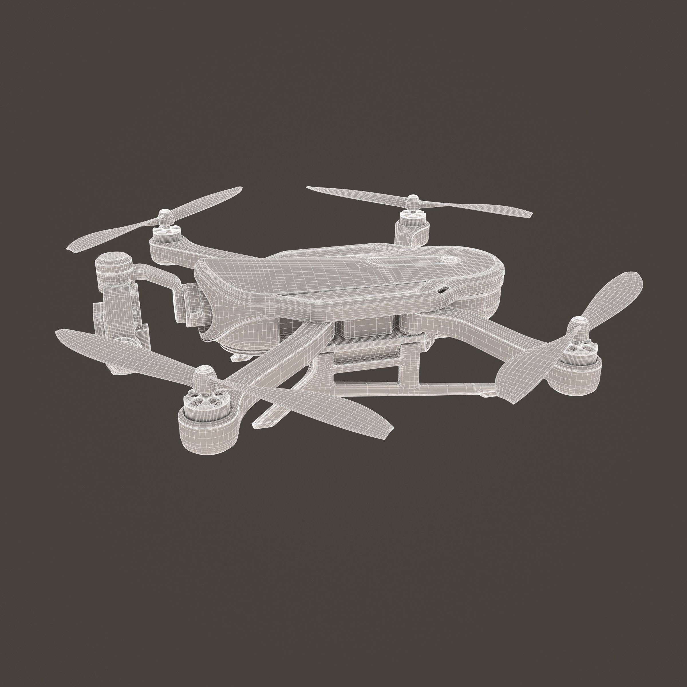 E3D - GoPro Karma Drone GoPro Hero 5 3D model_7