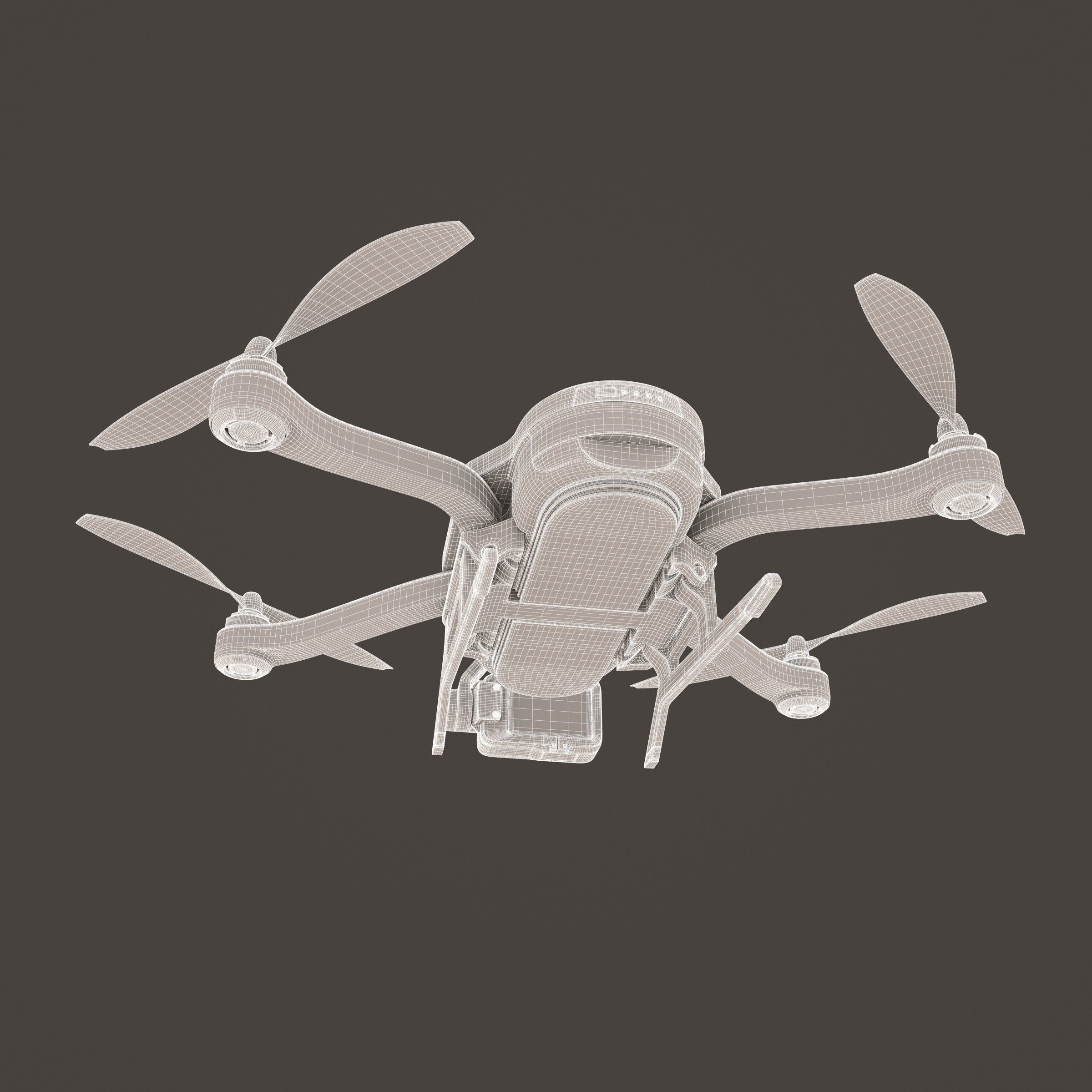 E3D - GoPro Karma Drone GoPro Hero 5 3D model_10