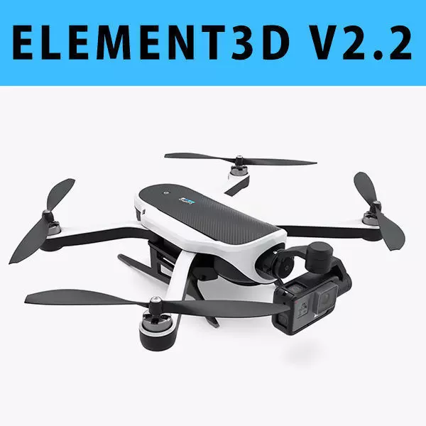 E3D - GoPro Karma Drone GoPro Hero 5 3D model_0