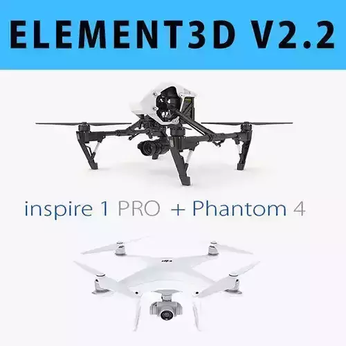 E3D - Collection DJI Phantom 4  Inspire 1 PRO