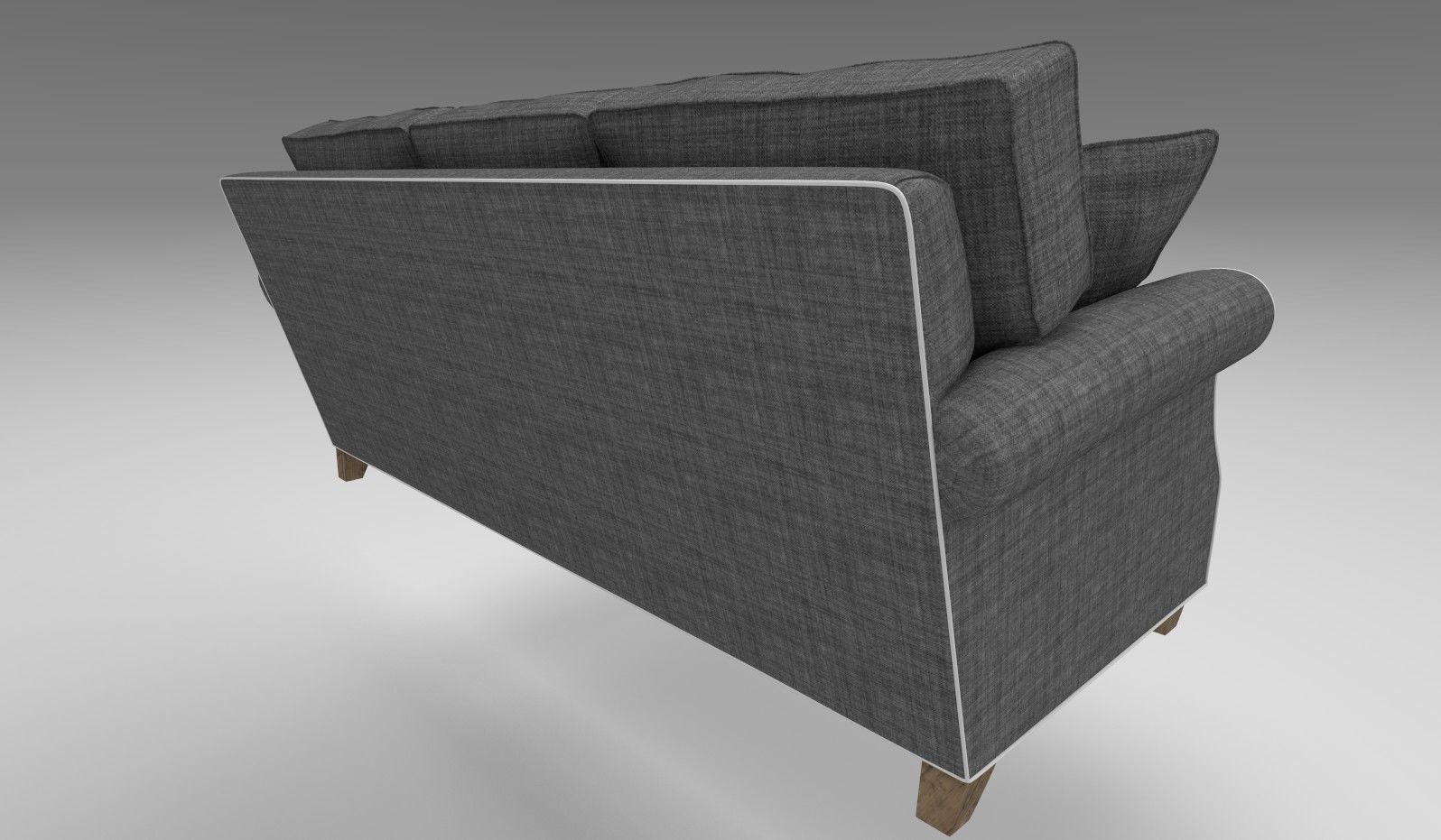 Highly detailed sofa 3D model with 4k textures 3D model_3