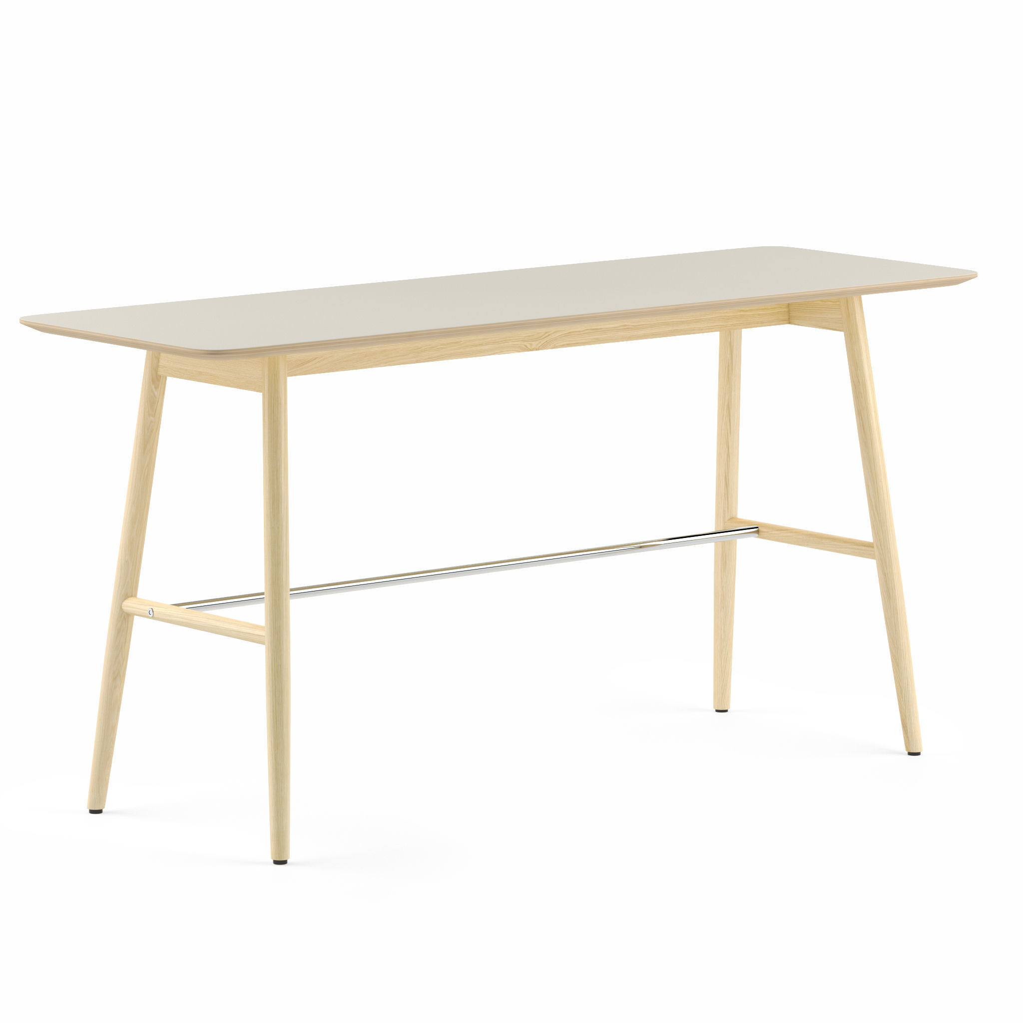 Icha desk Low-poly 3D model_3
