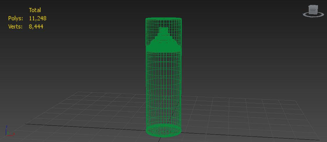 Spray Can Bomb Aerosol Set -  3D model_7