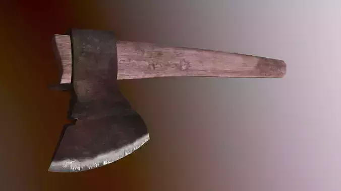 Short Rusty Axe