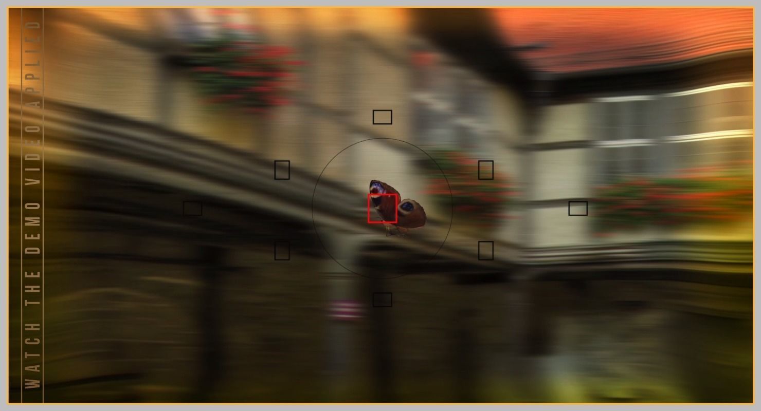 Peacock Butterfly Low-poly 3D model_29