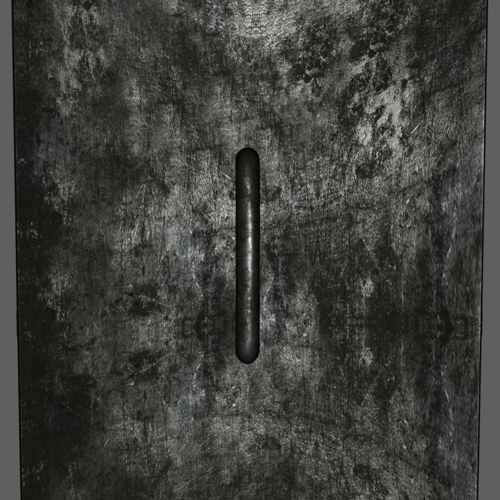 Shield metal 3D model_10