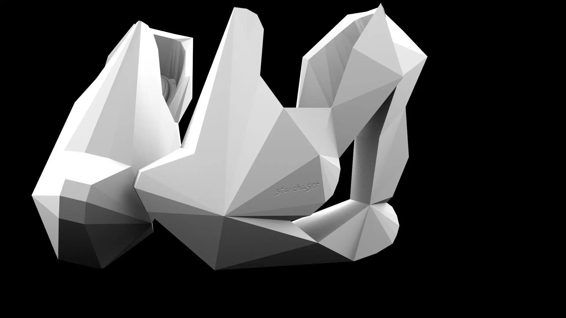 R3 Starchaser Shoe Left 3D print model_0